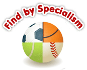 Find sports shops by specialism