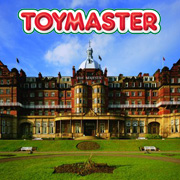 Toymaster Logo and the Barcelo Majestic Hotel in Harrogate